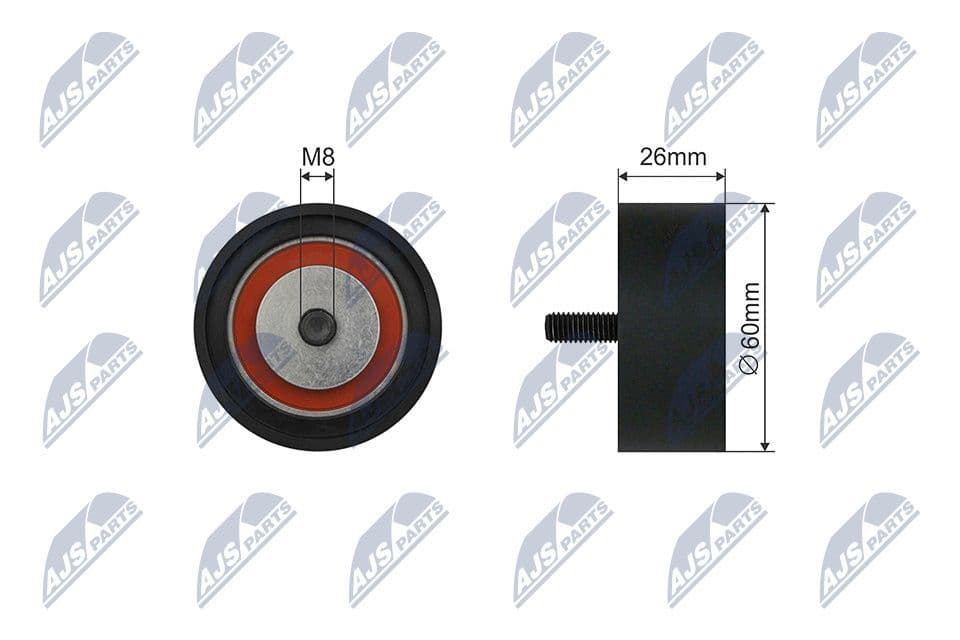 rola intinzator,curea transmisie NTY RNK-RE-039