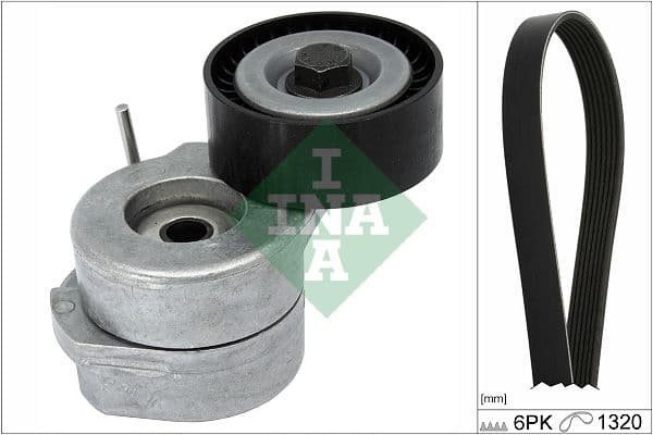 Set curea transmisie cu caneluri Schaeffler INA 529 0346 10