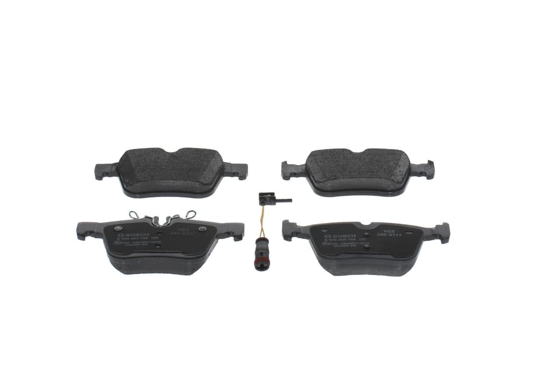 set placute frana,frana disc BOSCH 0 986 494 752