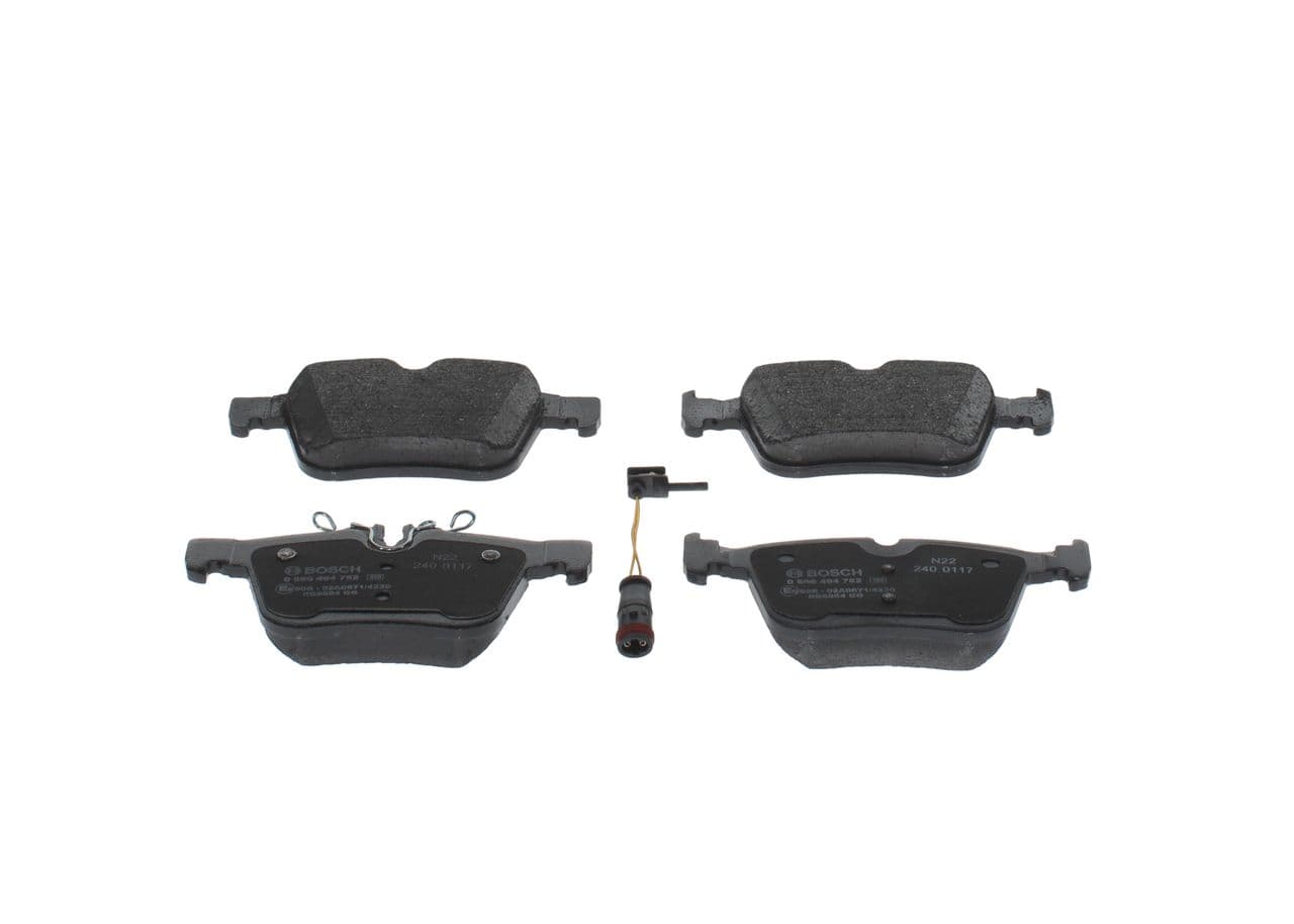 set placute frana,frana disc BOSCH 0 986 494 752