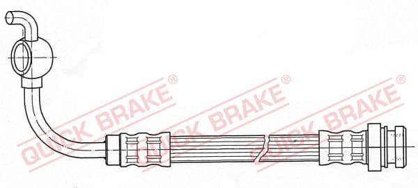 Furtun frana QUICK BRAKE 50.047