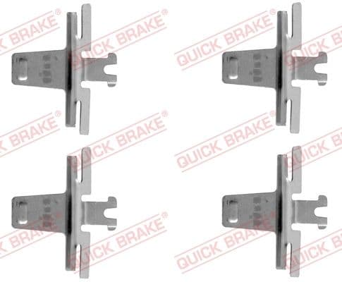 Set accesorii, placute frana QUICK BRAKE 109-1018