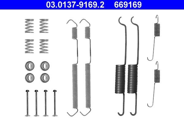 Set accesorii, sabot de frana ATE 03.0137-9169.2
