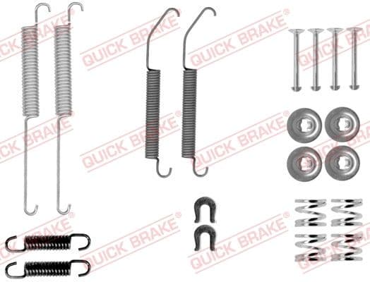 Set accesorii, sabot de frana QUICK BRAKE 105-0033