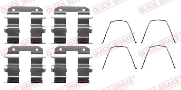 Set accesorii, placute frana QUICK BRAKE 109-0229