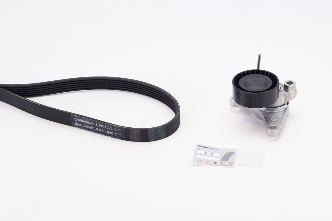 Set curea transmisie cu caneluri CONTINENTAL CTAM 6PK1026K1