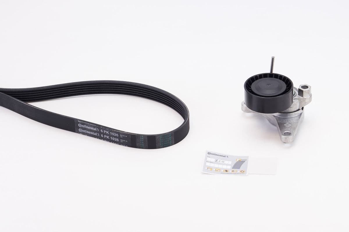Set curea transmisie cu caneluri CONTINENTAL CTAM 6PK1026K1
