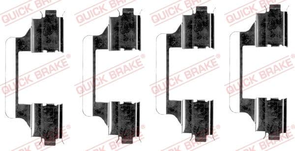 Set accesorii, placute frana QUICK BRAKE 109-1656