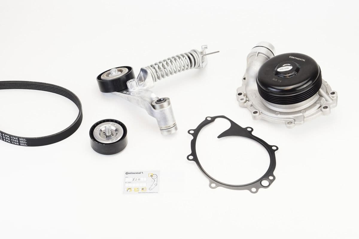 Pompa apa + Set curea transmisie cu caneluri CONTINENTAL CTAM 5PK1745WP1