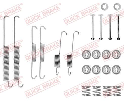Set accesorii, sabot de frana QUICK BRAKE 105-0678