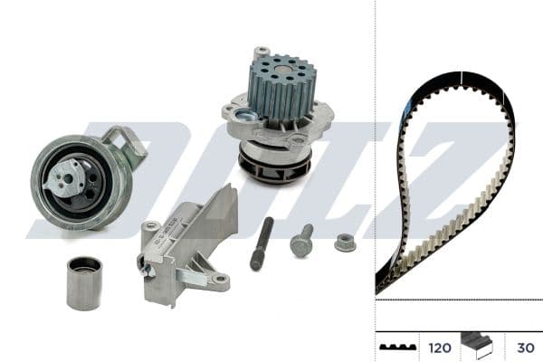 Set pompa apa + curea dintata DOLZ KD082