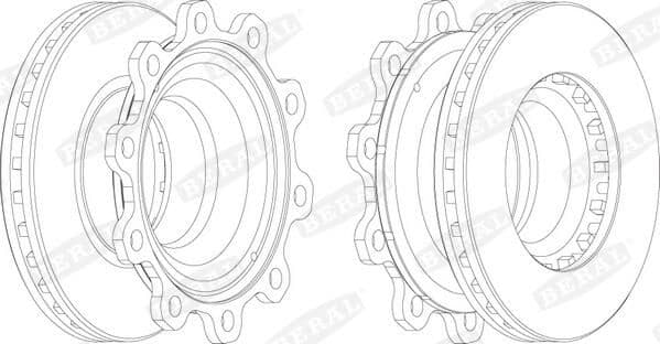 Disc frana BERAL BCR193A