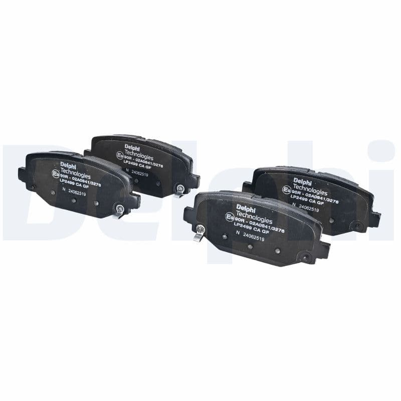 set placute frana,frana disc DELPHI LP2499