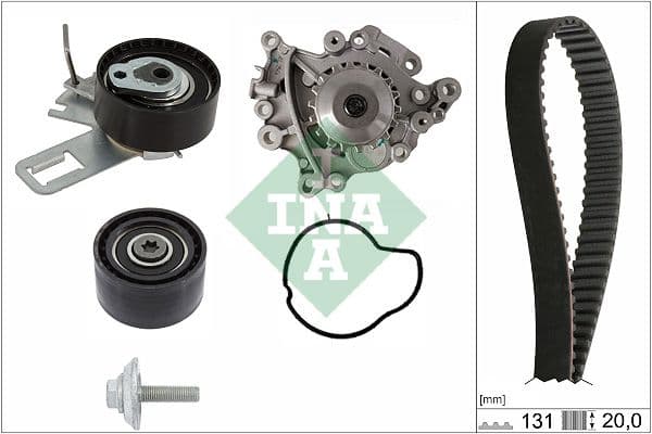 Set pompa apa + curea dintata Schaeffler INA 530 0760 30