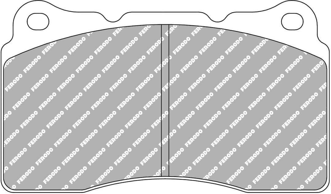 set placute frana,frana disc FERODO FDS1968