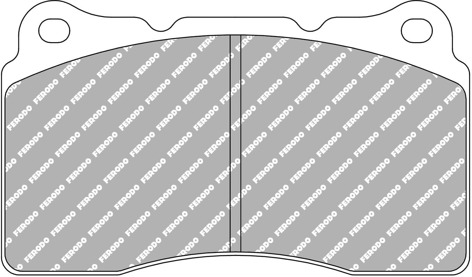 set placute frana,frana disc FERODO FDS1968