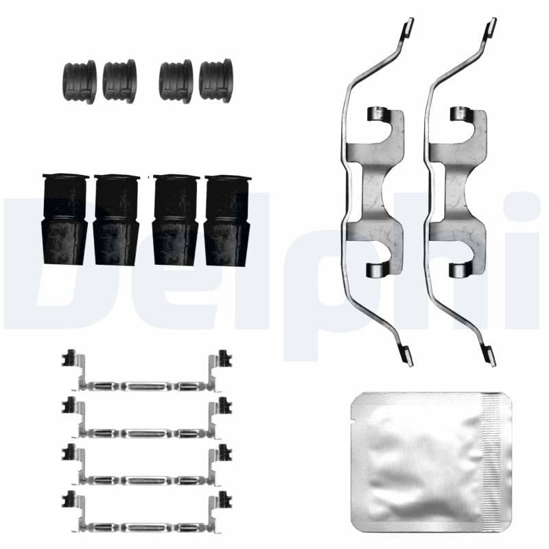 Set accesorii, placute frana DELPHI LX0854