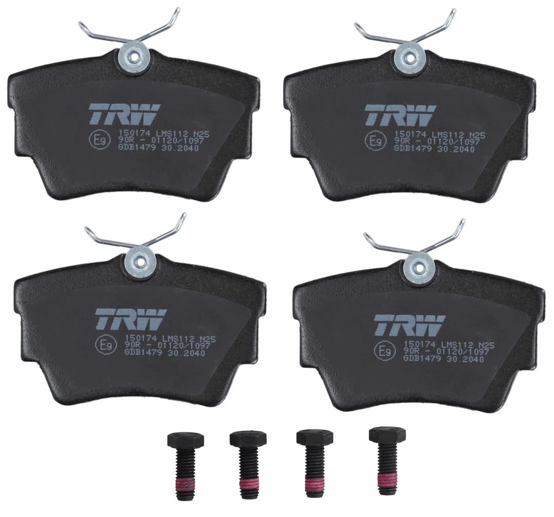 set placute frana,frana disc TRW GDB1479