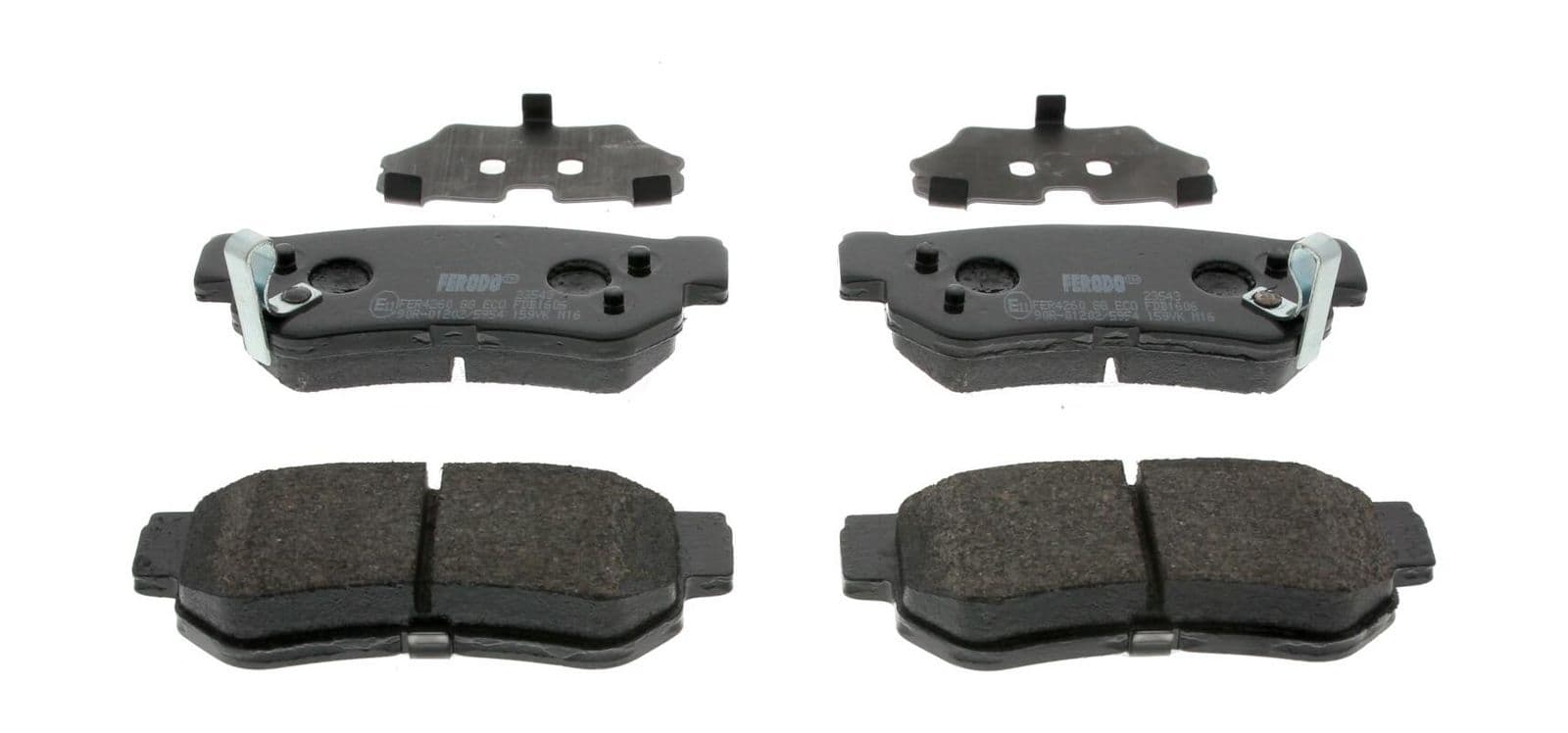 set placute frana,frana disc FERODO PREMIER ECO FRICTION FDB1606