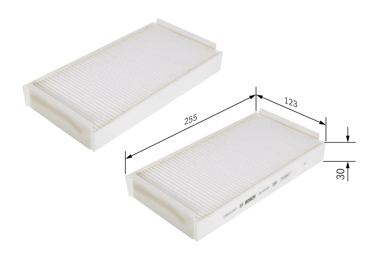 Filtru, aer habitaclu BOSCH 1 987 432 020