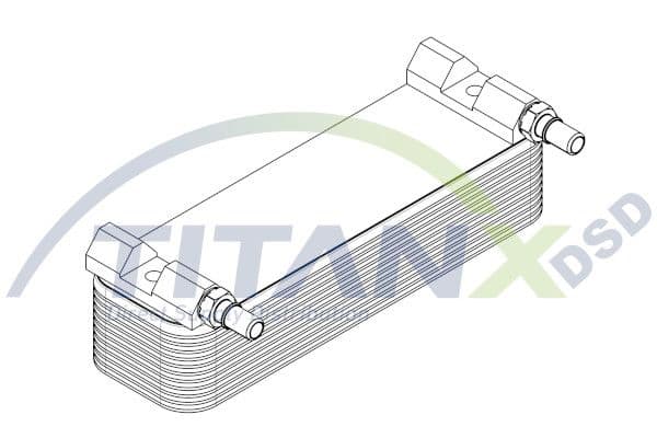 Radiator racire ulei, cutie de viteze automata TITANX OX129016
