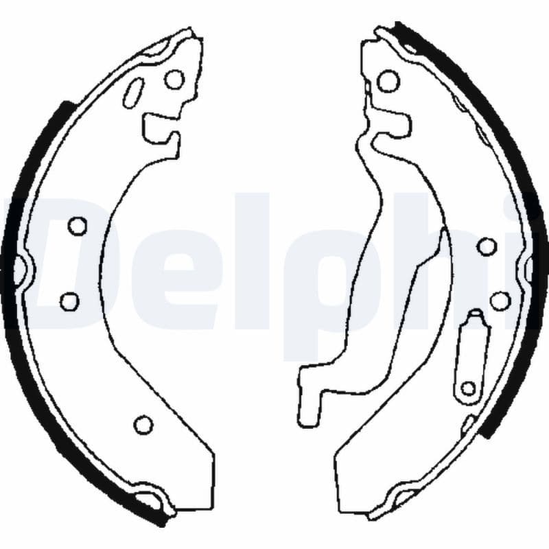 Set saboti frana DELPHI LS1645