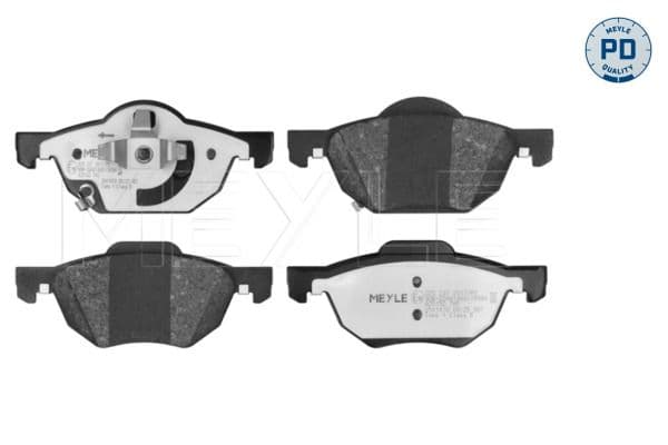 set placute frana,frana disc MEYLE 025 237 2017/PD