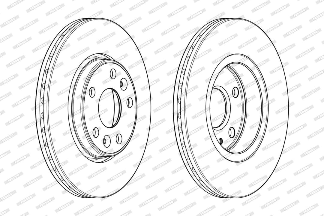 Disc frana FERODO DDF1978C