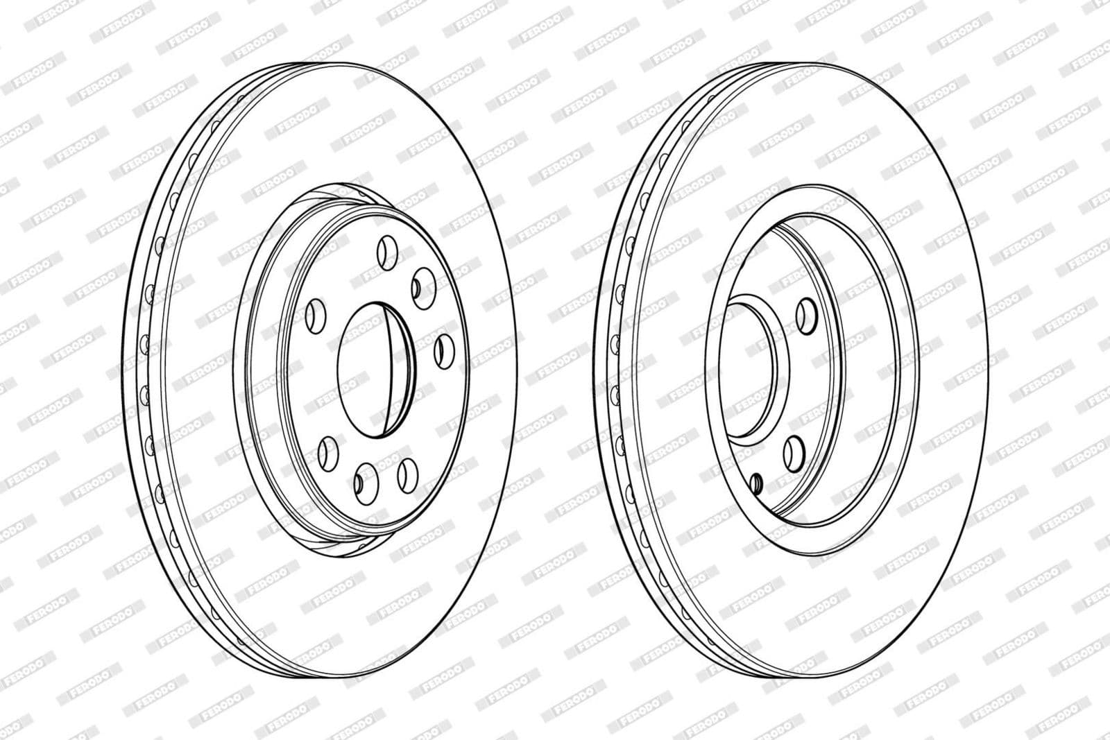 Disc frana FERODO DDF1978C
