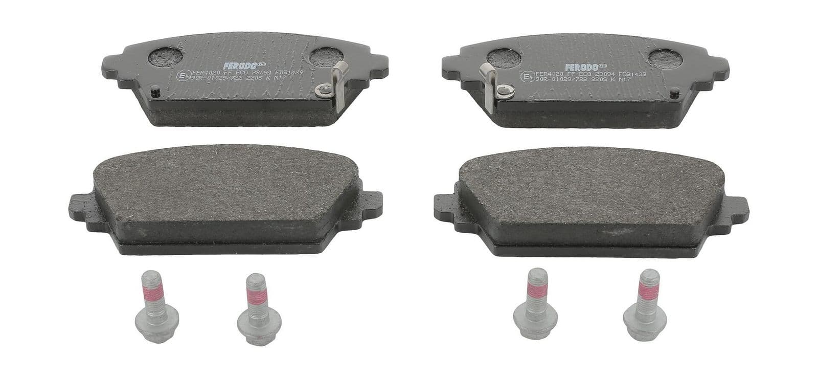 set placute frana,frana disc FERODO PREMIER ECO FRICTION FDB1439
