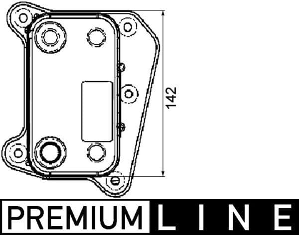 Radiator ulei, ulei motor MAHLE BEHR *** PREMIUM LINE *** CLC 38 000P