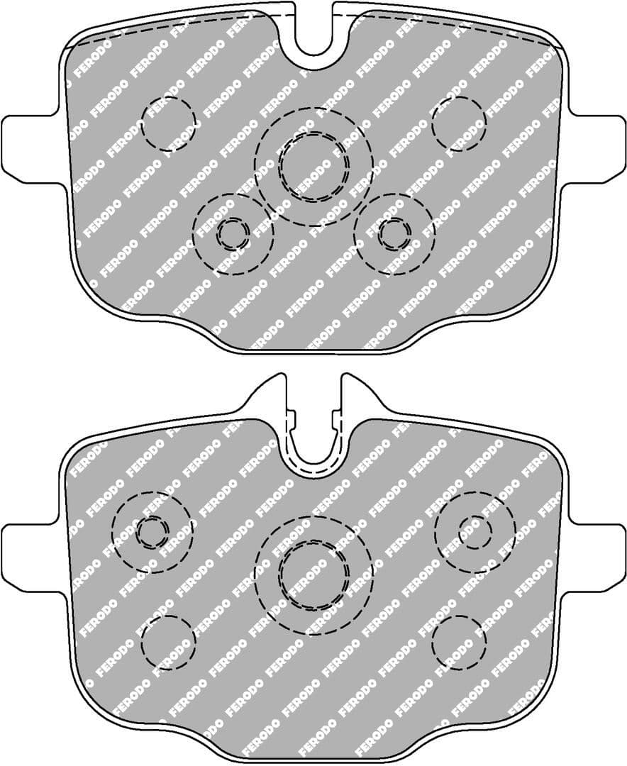 set placute frana,frana disc FERODO FCP4381H