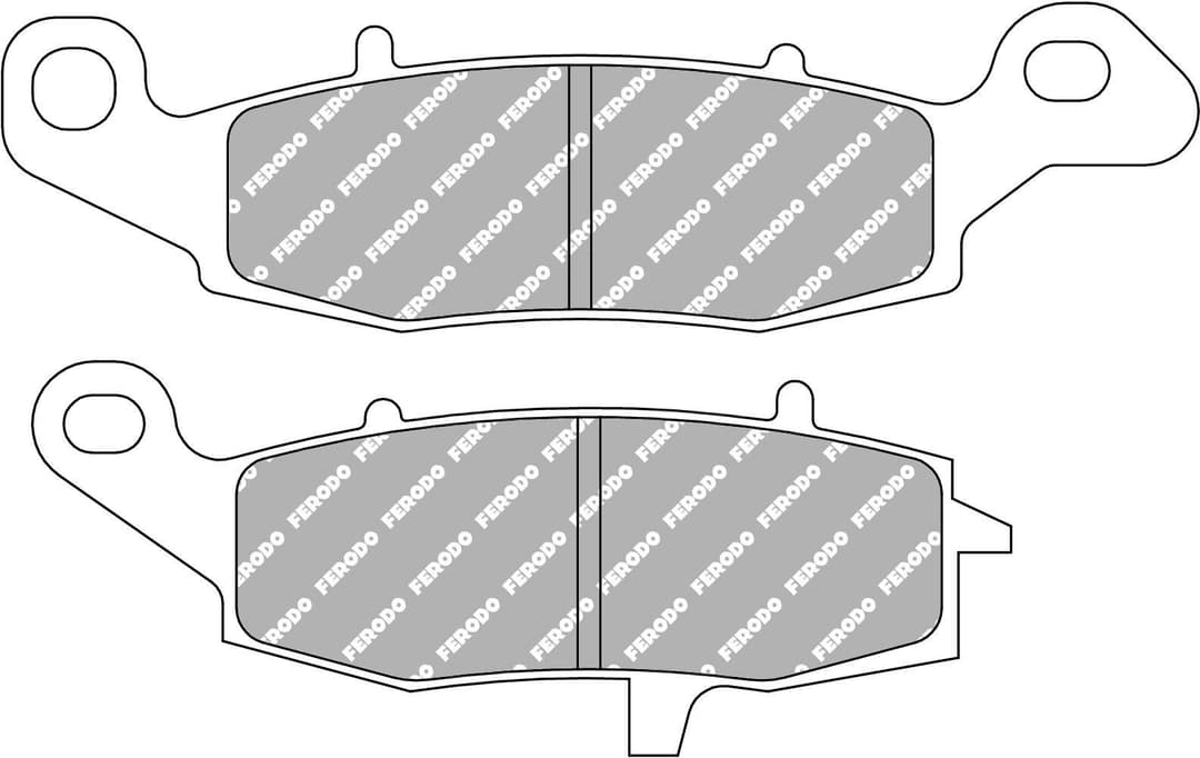 set placute frana,frana disc FERODO FDB2048EF