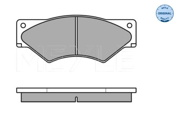 set placute frana,frana disc MEYLE -ORIGINAL: True to OE. 025 291 0720/W