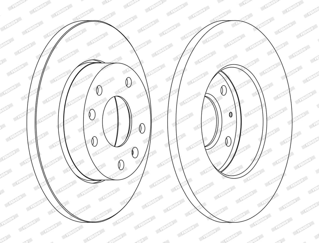 Disc frana FERODO DDF1100C