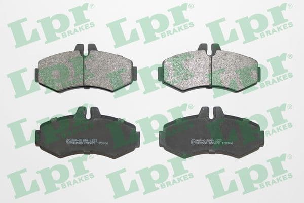 set placute frana,frana disc LPR 05P672