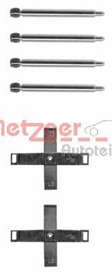 Set accesorii, placute frana METZGER 109-1271