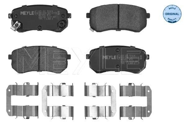 set placute frana,frana disc MEYLE -ORIGINAL: True to OE. 025 242 7614/W
