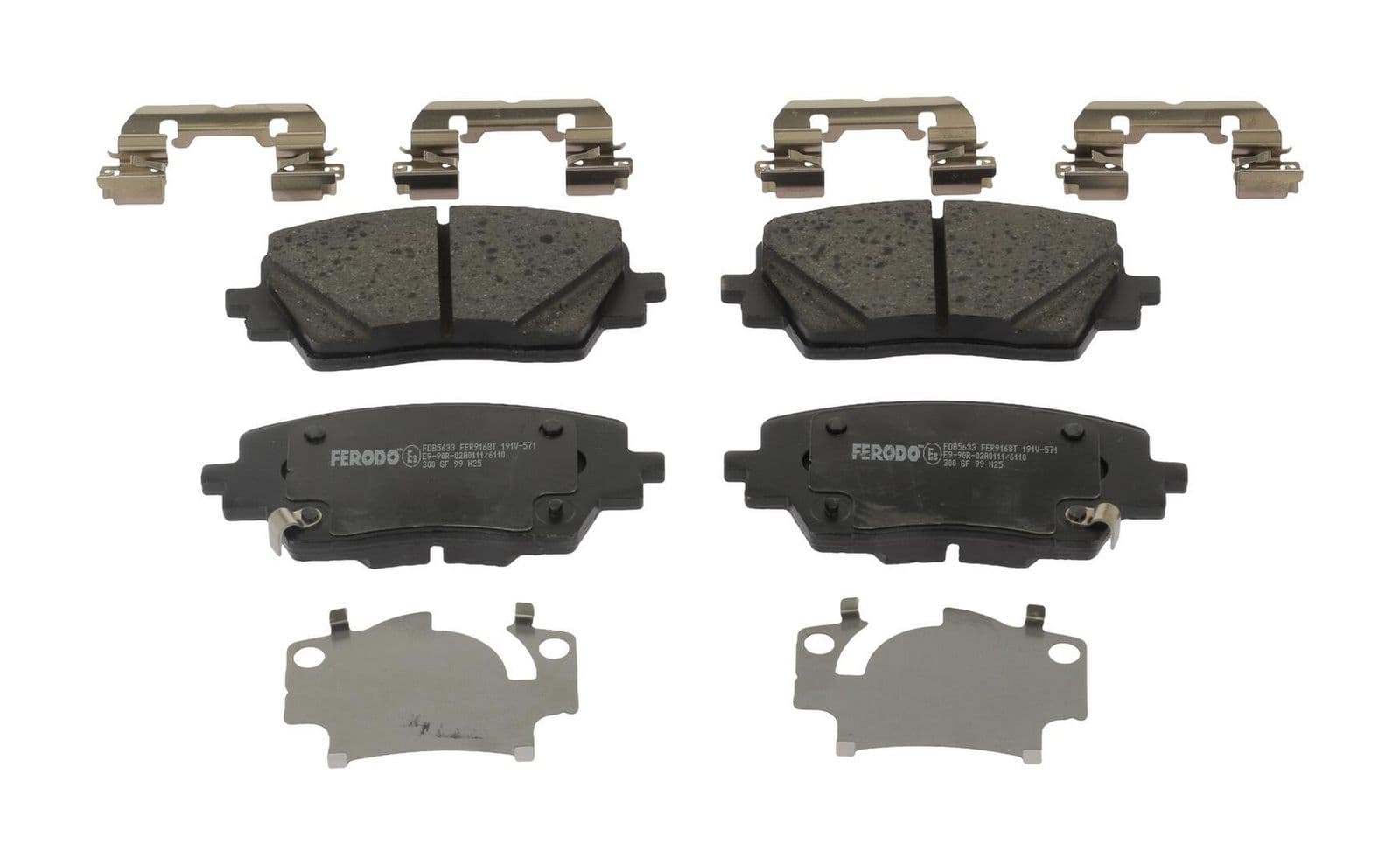 set placute frana,frana disc FERODO FDB5633