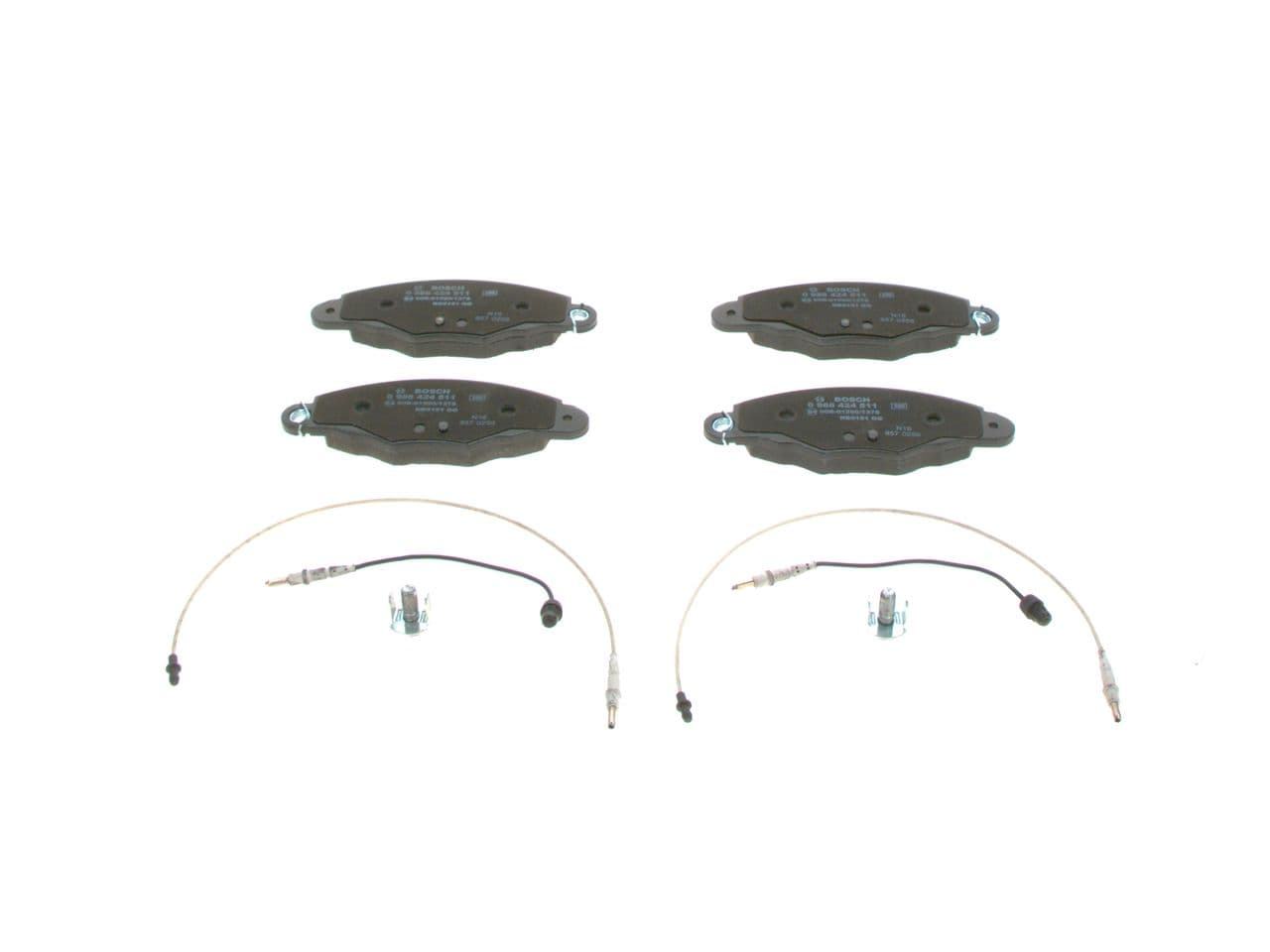 set placute frana,frana disc BOSCH 0 986 424 511