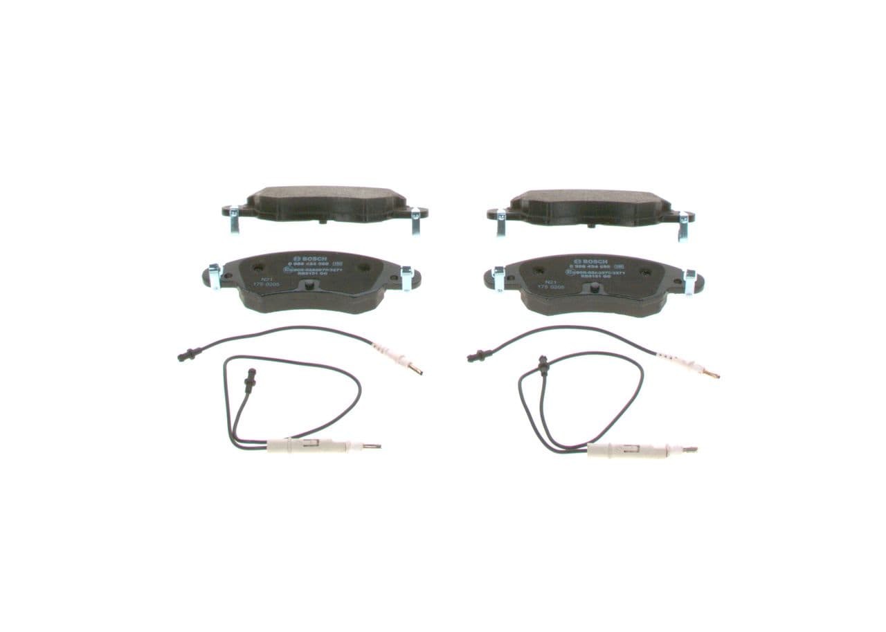 set placute frana,frana disc BOSCH 0 986 424 598