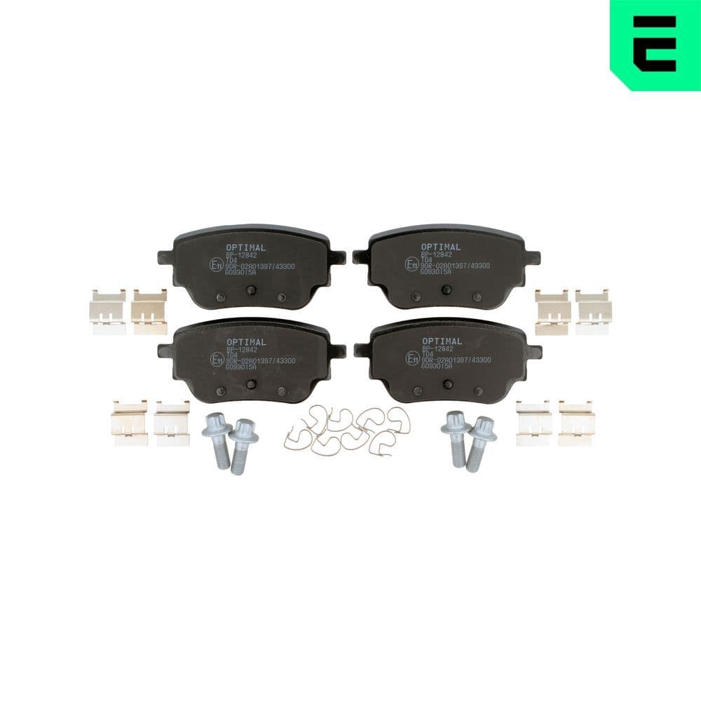 set placute frana,frana disc OPTIMAL BP-12842
