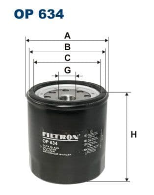 Filtru ulei FILTRON OP 634