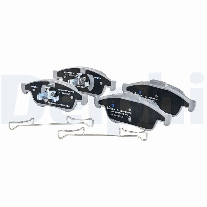 set placute frana,frana disc DELPHI LP5086EV