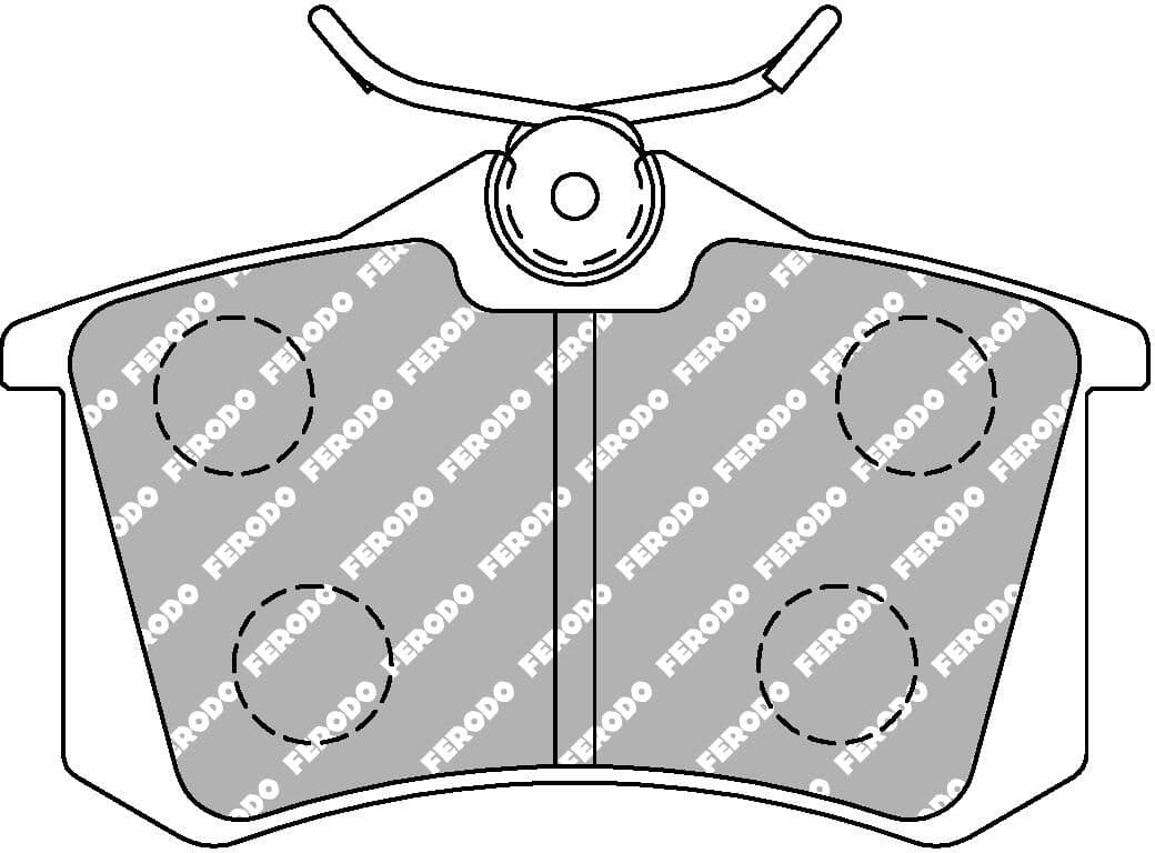 set placute frana,frana disc FERODO FCP541Z