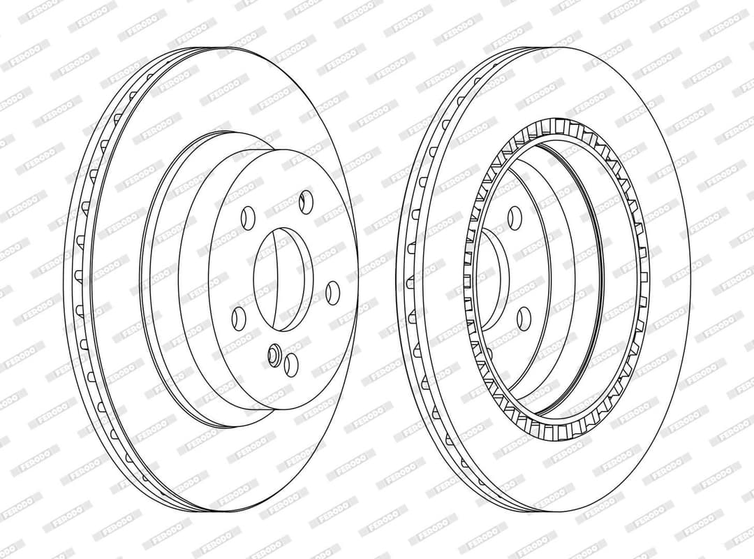 Disc frana FERODO DDF1672C