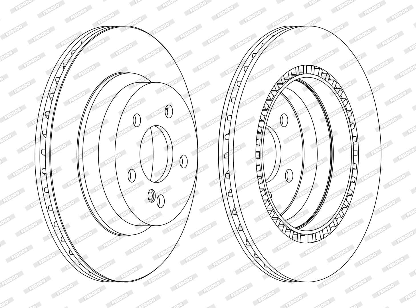 Disc frana FERODO DDF1672C