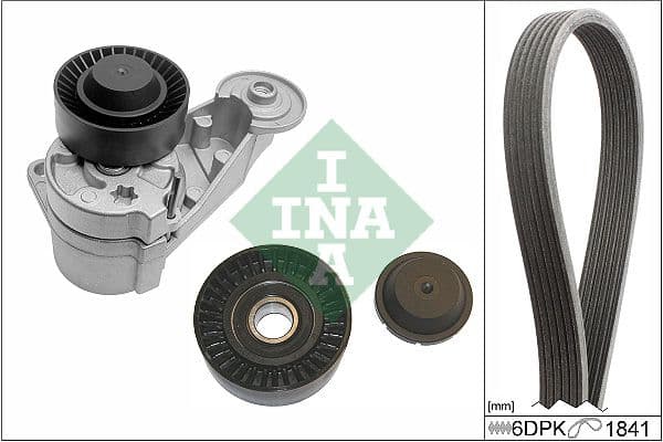 Set curea transmisie cu caneluri Schaeffler INA 529 0480 10