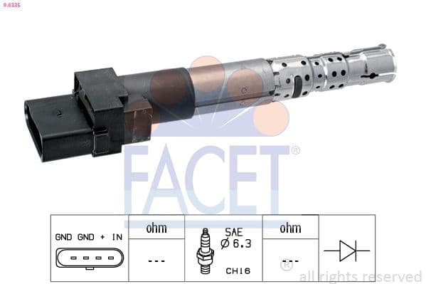 bobina de inductie FACET 9.6335