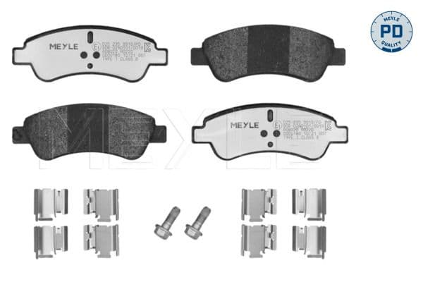 set placute frana,frana disc MEYLE -PD: Advanced performance and design. 025 235 9919/PD